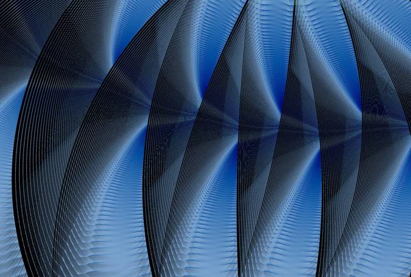 Komplexní Design Modrých Vln Abstraktní Barevné Pozadí Ilustrace — Stock fotografie