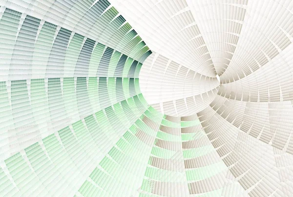 Abstract Curves Creatief Design Fractal Met Omgekeerde Kleuren — Stockfoto
