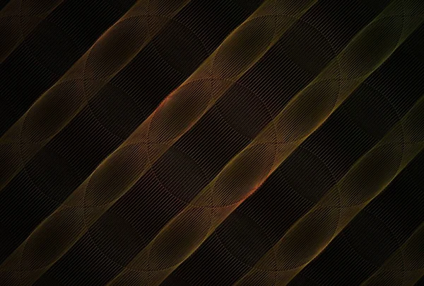 复杂的波纹圆圈设计 抽象线条背景 3D插图 — 图库照片