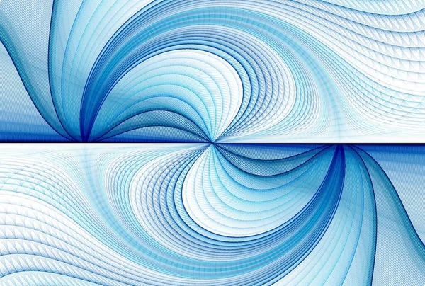 Serie Scoppi Frattali Composizione Linee Spirale Colori Utilizzare Come Sfondo — Foto Stock
