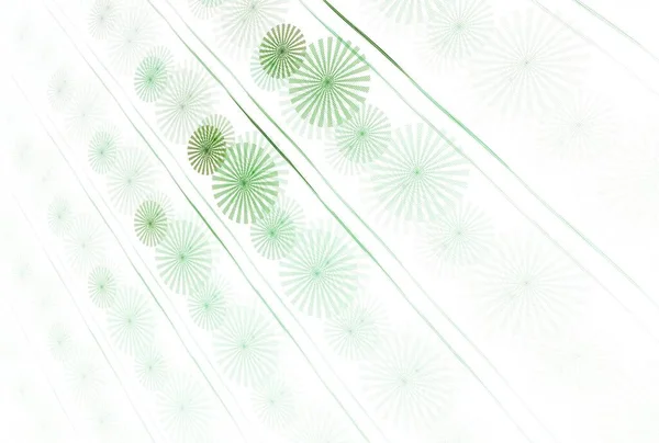 Кольоровий Дизайн Абстрактних Квіткових Хвиль Ілюстрація Білий Фон — стокове фото