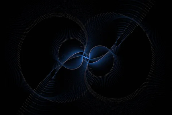 Абстрактний Фон Яскравими Лініями Хвилями — стокове фото