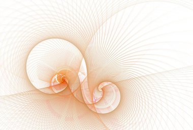 Sarmal çizgiler ve dairelerle soyut arkaplan