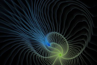 karmaşık kabuk dokusu tasarımı, soyut gradyan arkaplan, 3 boyutlu illüstrasyon