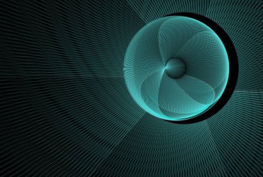 soyut mavi arkaplan, fraktal tasarım