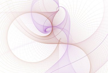 Beyaz çizgiler ve dalgalarla soyut arkaplan