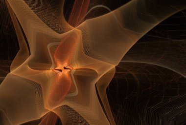 Parlak çizgileri olan soyut arkaplan