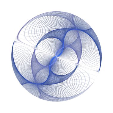 Mavi spiral ile soyut arkaplan