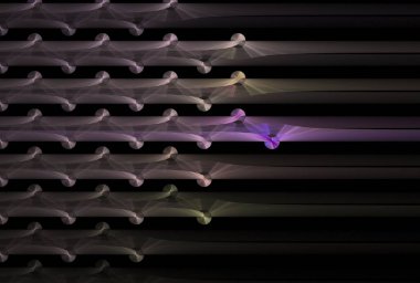 Bir çatının 3 boyutlu görüntülenmesi ile soyut arkaplan