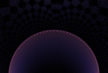 Siyah ve beyaz daireli soyut arkaplan