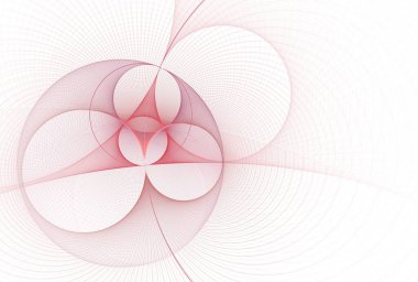 Beyaz çizgiler ve daireler ile soyut arkaplan