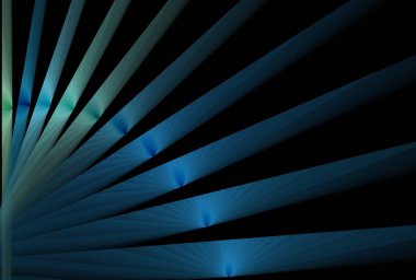 Mavi çizgiler ve siyah çizgilerle soyut arkaplan