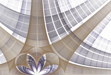 Tasarım sanatı için fraktal bilgisayar oluşturulmuş arkaplan