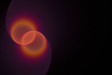 Parlak daireli soyut arkaplan