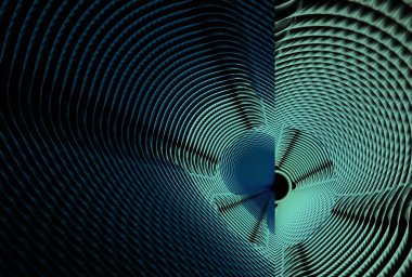 Bir bardak suyla soyut bir arkaplan