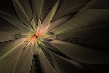 Fütürist şekilli soyut fraktal arkaplan