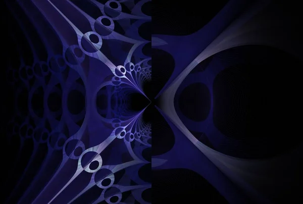 Serie Fondo Fractal Composición Tecnología Elegante Informática — Foto de Stock