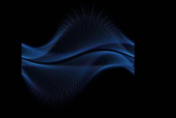 Abstrakter Hintergrund Mit Glühenden Wellen — Stockfoto