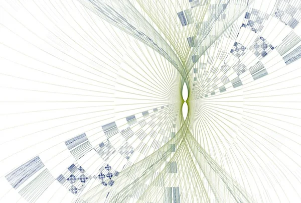 Serie Reinos Fractales Composición Redes Abstractas Símbolos Sobre Tema Ciencia —  Fotos de Stock