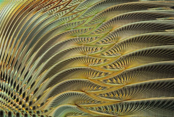 Абстрактный Фрактальный Фон Пальмой — стоковое фото