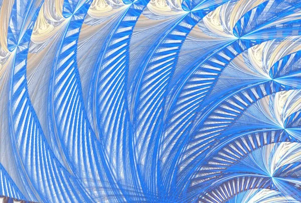 Абстрактний Фон Синіми Хвилями Лініями — стокове фото