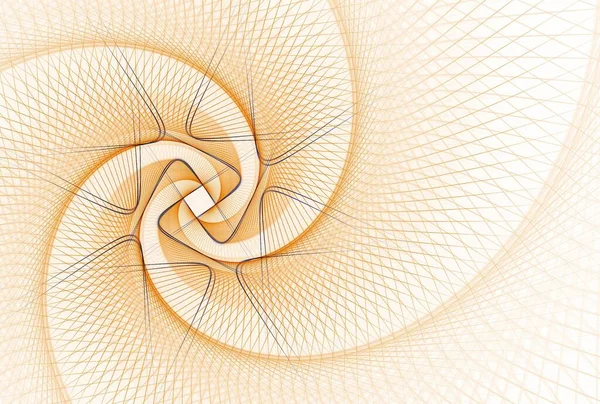 Fractal Spiral Series Composition Radial Burst Pattern Metaphorical Relationship Science — Stock Photo, Image