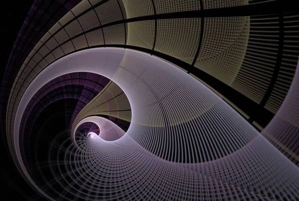 Elemento Espiral Fractal Para Diseño — Foto de Stock