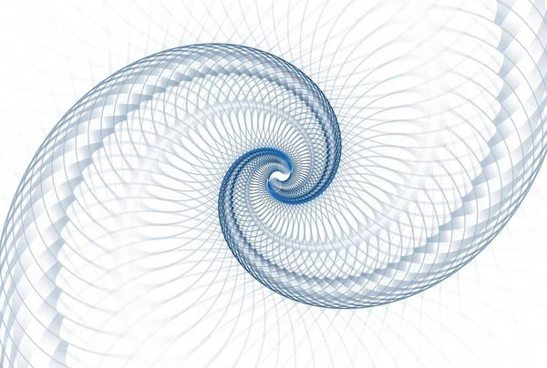Padrão Fractal Espiral Fundo Geométrico — Fotografia de Stock