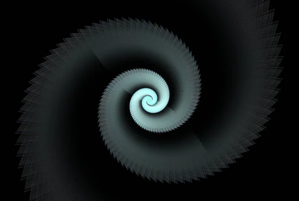 Padrão Fractal Espiral Resumo Motivo Geométrico Concêntrico Radial — Fotografia de Stock