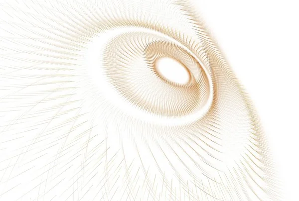 Abstraktes Design Weißer Und Grauer Fraktaler Wellen — Stockfoto