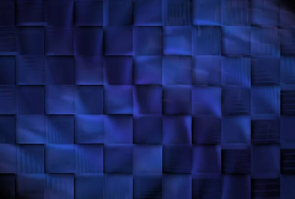蓝色立方体的抽象背景 — 图库照片