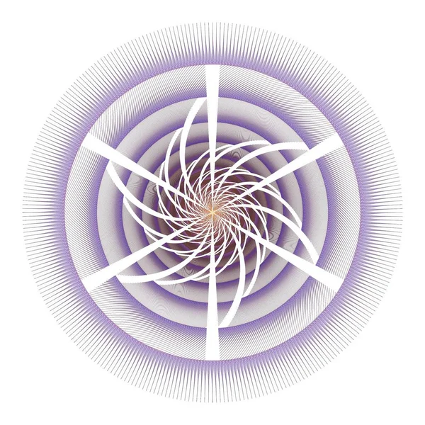 Fundal Fractal Abstract Spirală Circulară — Fotografie, imagine de stoc