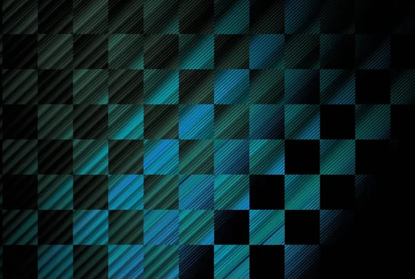 Design Abstract Intricate Squares Digital Fractal Image Black Background — Stock Photo, Image