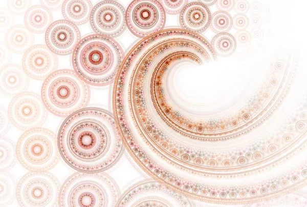 Abstrakt Bakgrund Med Spiraler Och Cirklar — Stockfoto