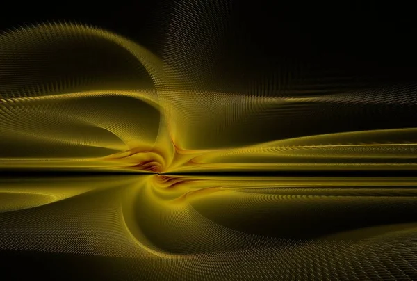 Абстрактный Фон Светящимися Волнами — стоковое фото