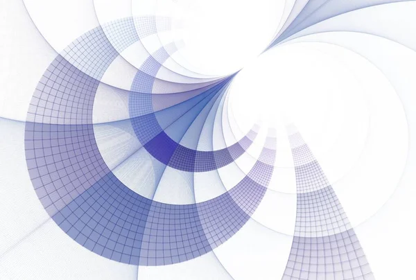 Abstrakt Sammansättning Spiralfraktal Temat Vetenskap Teknik Och Design — Stockfoto