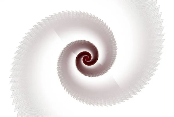 Spirálový Fraktální Vzorec Abstraktní Soustředný Radiální Geometrický Motiv — Stock fotografie