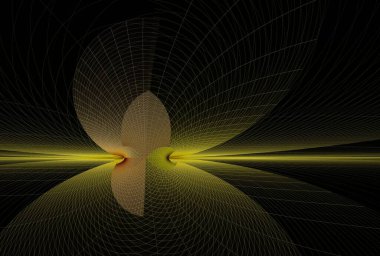 Yaratıcı tasarım için soyut fraktal arkaplan