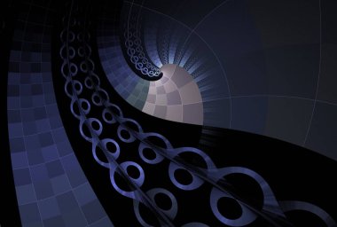 Fütürist teknolojiye sahip soyut arkaplan