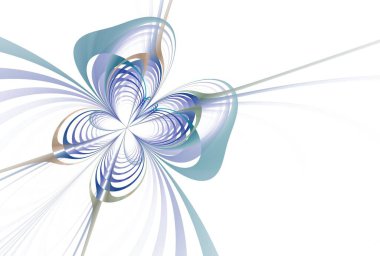 Yaratıcı tasarım için soyut fraktal çizim