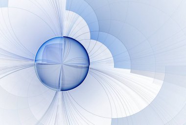 soyut mavi fraktal arkaplan