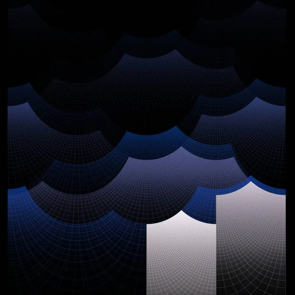 Abstracte Achtergrond Met Geometrische Vormen Stippen — Stockfoto