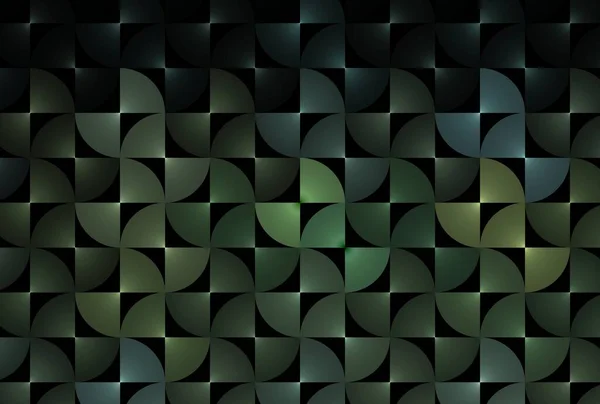 Геометрический Дизайн Мозаики Цифровое Фрактальное Изображение Черном Фоне — стоковое фото