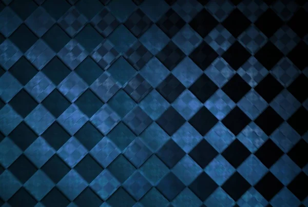 Abstrakcyjne Niebieskie Tło Geometrycznym Wzorem — Zdjęcie stockowe