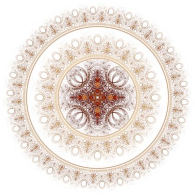 Yaratıcı tasarım için soyut fraktal çizim