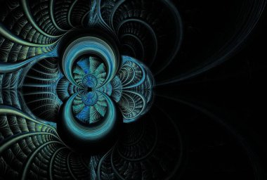 Yaratıcı tasarım için fraktal arkaplan.
