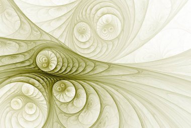 karmaşık yeşil dokuma tasarımı, soyut arkaplan, 3 boyutlu illüstrasyon