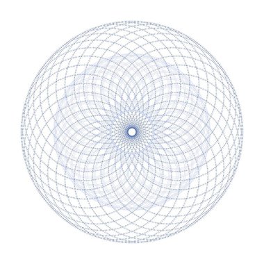 Beyaz arkaplanda soyut çift saykodelik spiral, dijital fraktal resim