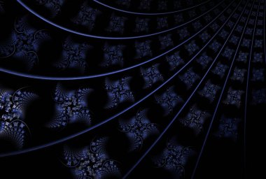 Yaratıcı tasarım için soyut fraktal arkaplan.