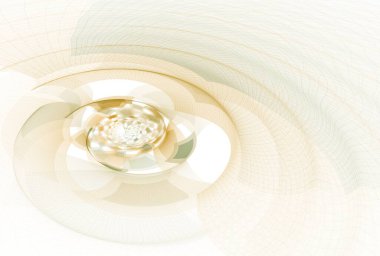 karmaşık spin dalgalanma tasarımı, soyut renk arkaplanı, 3B illüstrasyon